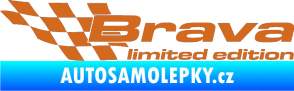 Samolepka Brava limited edition levá oříšková