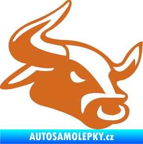 Samolepka Býk 001 pravá oříšková