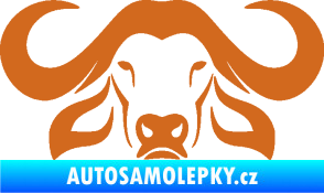 Samolepka Býk 015 oříšková