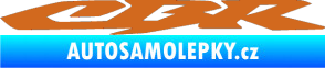 Samolepka CBR 001 oříšková