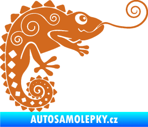 Samolepka Chameleon 004 pravá oříšková