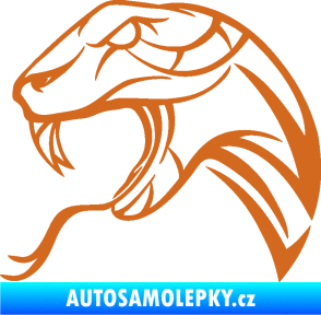 Samolepka Cobra 002 levá oříšková