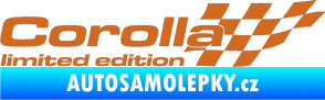 Samolepka Corolla limited edition pravá oříšková