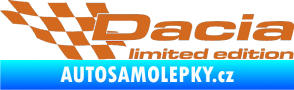 Samolepka Dacia limited edition levá oříšková