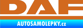 Samolepka DAF oříšková