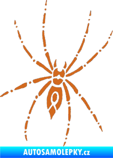 Samolepka Pavouk 011 - pravá oříšková
