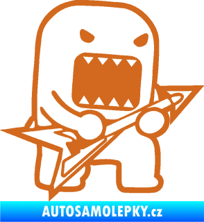 Samolepka Domo 002 pravá rocker oříšková