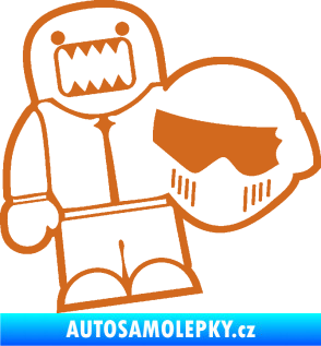 Samolepka Domo 015 levá  Stig oříšková