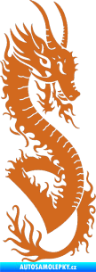 Samolepka Dragon 003 pravá oříšková