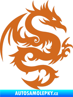 Samolepka Dragon 015 pravá oříšková