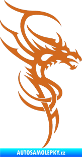 Samolepka Dragon 017 pravá oříšková
