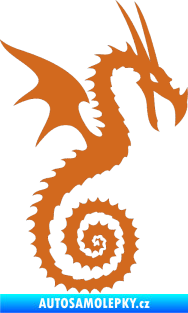 Samolepka Dragon 020 pravá oříšková