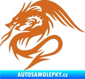 Samolepka Dragon 039 levá oříšková