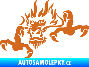 Samolepka Dragon 049 levá oříšková