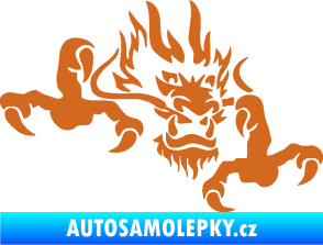 Samolepka Dragon 049 pravá oříšková