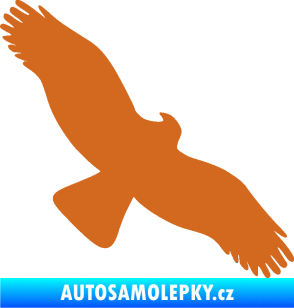 Samolepka Dravec na sklo 001 pravá oříšková