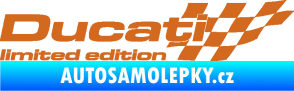 Samolepka Ducati limited edition pravá oříšková