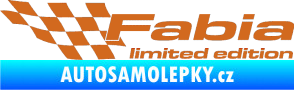 Samolepka Fabia limited edition levá oříšková