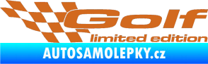 Samolepka Golf limited edition levá oříšková