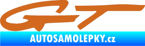 Samolepka GT 001 oříšková