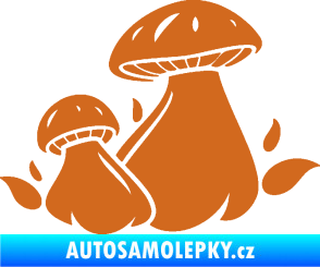 Samolepka Houby 002 pravá oříšková