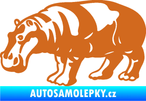 Samolepka Hroch 003 levá oříšková