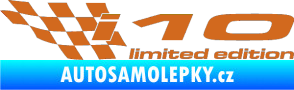 Samolepka i10 limited edition levá oříšková
