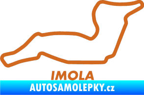 Samolepka Okruh Imola oříšková
