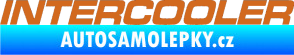 Samolepka Intercooler oříšková