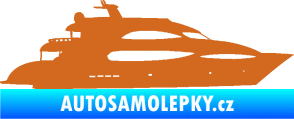 Samolepka Jachta 002 pravá oříšková
