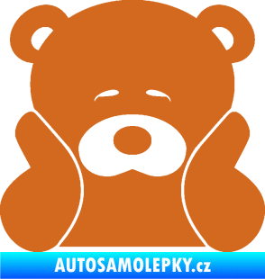 Samolepka JDM medvídek oříšková