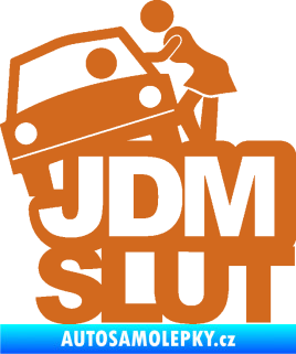 Samolepka JDM Slut 001 oříšková