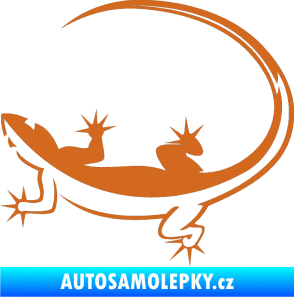 Samolepka Ještěrka 010 levá oříšková