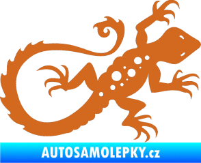 Samolepka Ještěrka 012 pravá oříšková