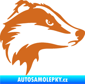 Samolepka Jezevec 002 pravá oříšková