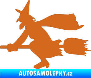 Samolepka Ježibaba levá oříšková