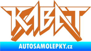 Samolepka Kabát 002 oříšková