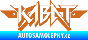 Samolepka Kabát 003 oříšková