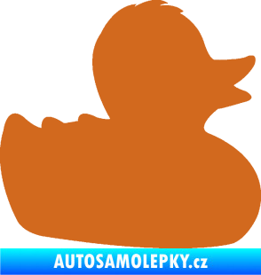 Samolepka Kachnička 001 pravá oříšková
