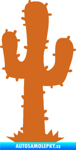 Samolepka Kaktus 001 pravá oříšková