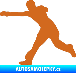 Samolepka Karate 004 levá oříšková