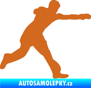 Samolepka Karate 004 pravá oříšková