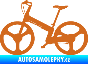 Samolepka Kolo 002 levá oříšková