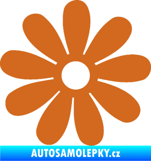 Samolepka Kopretina 001 oříšková