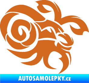 Samolepka Kozoroh 003 pravá oříšková