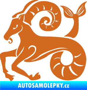 Samolepka Kozoroh 005 levá oříšková
