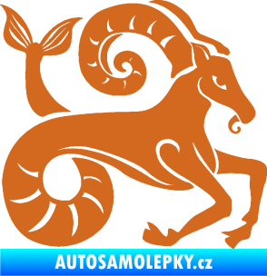 Samolepka Kozoroh 005 pravá oříšková
