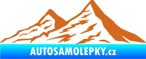 Samolepka Krajina hory 009 levá oříšková