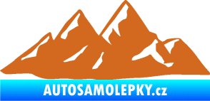 Samolepka Krajina hory 014 pravá oříšková