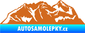 Samolepka Krajina hory 024 levá oříšková
